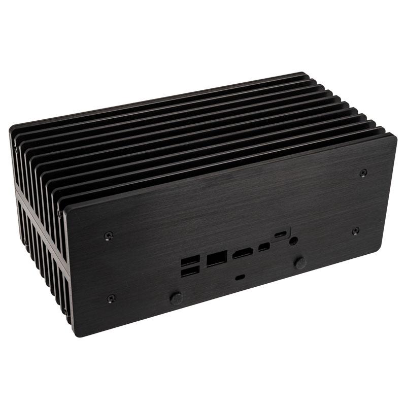 Turing ABX Custodia compatta senza ventola per mini-PC Gigabyte AMD Ryzen BRIX serie 4000U (A-NUC76-M1B)