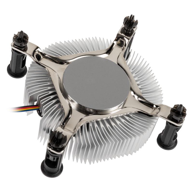 Akasa AK-CC6601EP01 sistema di raffreddamento per computer Processore Dissipatore di calore/Radiatore 7,5 cm Alluminio, Nero 1