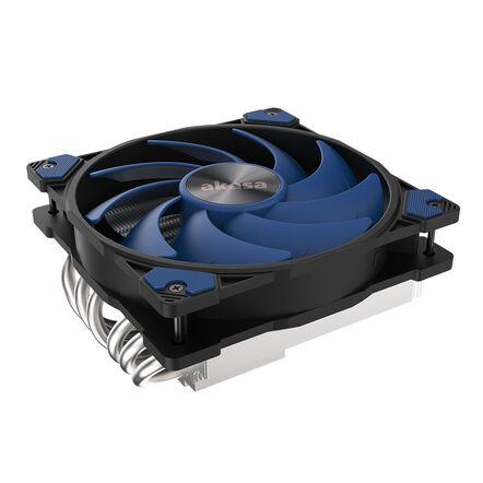 AKASA ALUCIA H6L Freve di raffreddamento a ventola a basso profilo Società universale da 120 mm PWM Ventole 2000rpm 6-CPU Cool
