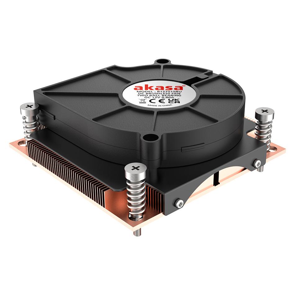 Akasa AK-CC7401BP01 sistema di raffreddamento per computer Processore Raffreddatore d'aria 7,5 cm Nero 1 pz (Akasa AK-CC7401BP0