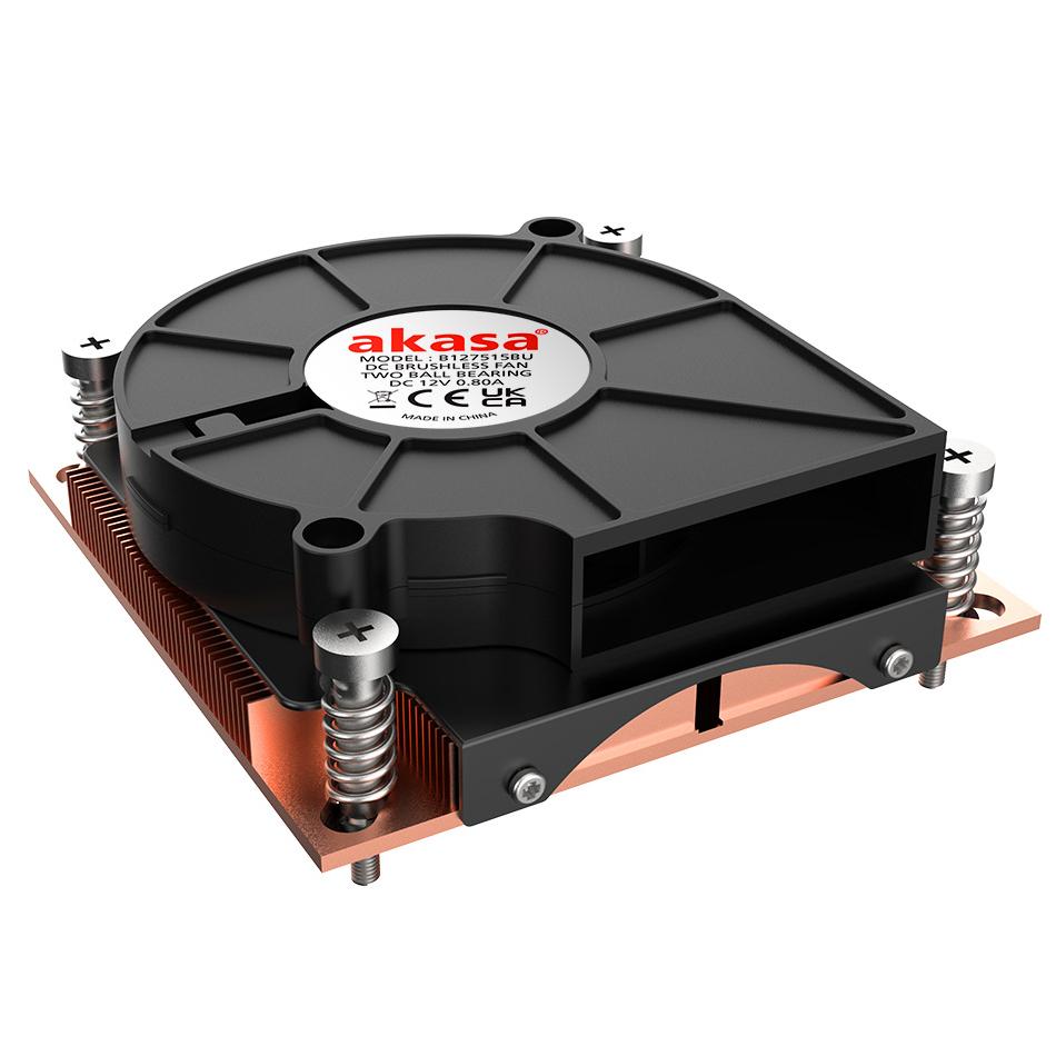 Akasa AK-CC7401BP01 sistema di raffreddamento per computer Processore Raffreddatore d'aria 7,5 cm Nero 1 pz (Akasa AK-CC7401BP0