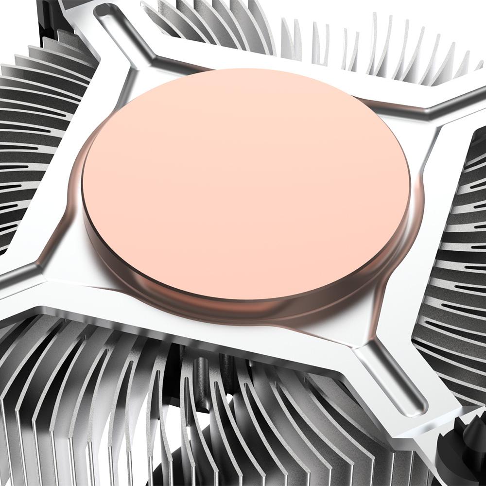 Akasa AK-CC6602HP01 Mini-ITX Aluminium Heatsink and Fan Intel 1700 Low Profile Ultra Quiet PWM Fan 73W TDP