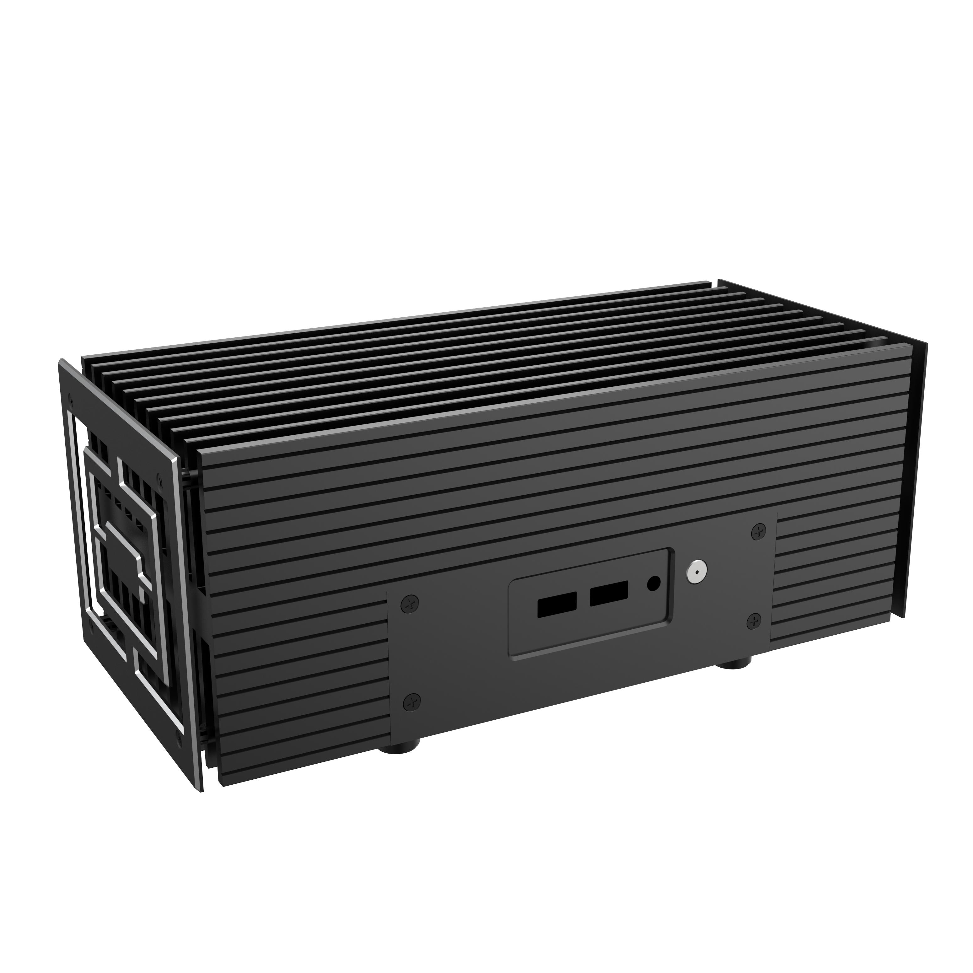 Case Turing Fanless UCFF (Intel NUC), OEM - nero, LGA1700