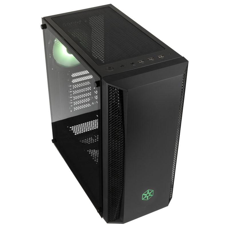 SilverStone FARA B1 RGB - Tower - ATX - senza alimentatore (ATX / PS/2) - Nero - USB/Audio