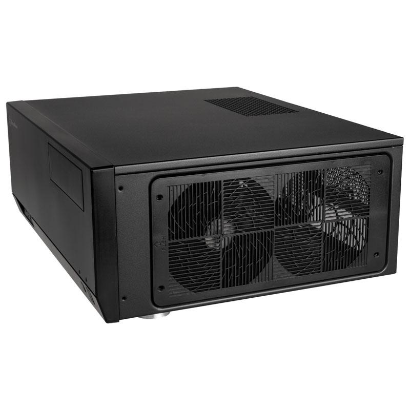 Custodia per PC nera SST-GD09B-C