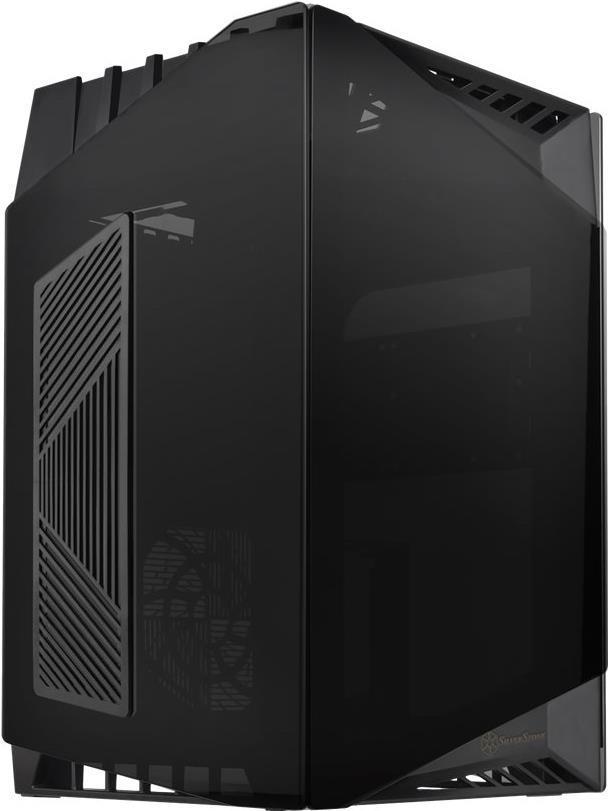 Silverstone Lucid LD03 -AF - Torre - Mini -dtx - nessuna fornitura di tensione (SFX12V/SFX -L12V) - Black - USB/Audio
