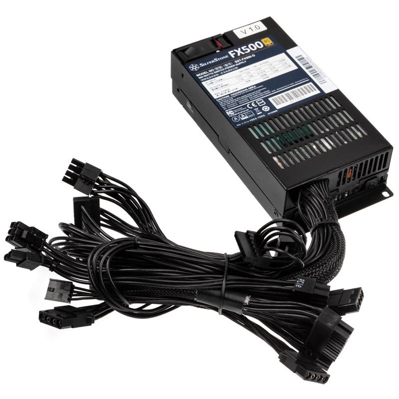 Alimentatore per PC nero SST-FX500-G da 500 Watt