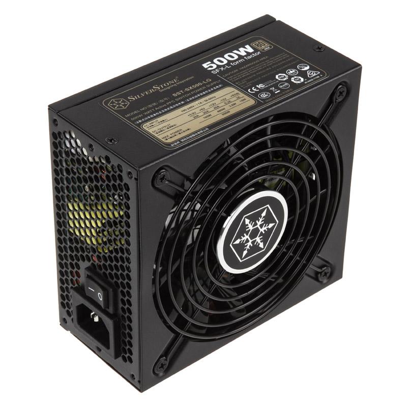 SST-SX500-LG V2.1 nero Gestione cavi 2x PCIe 500 watt