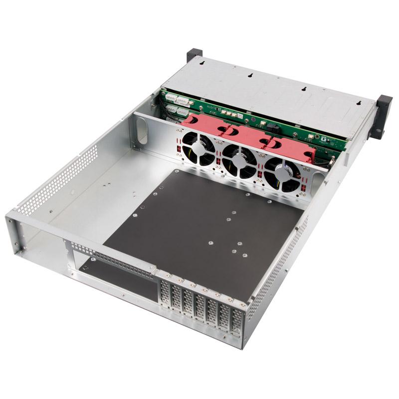Alloggiamento per server con montaggio su rack RM22-312, 2U, E-ATX - nero