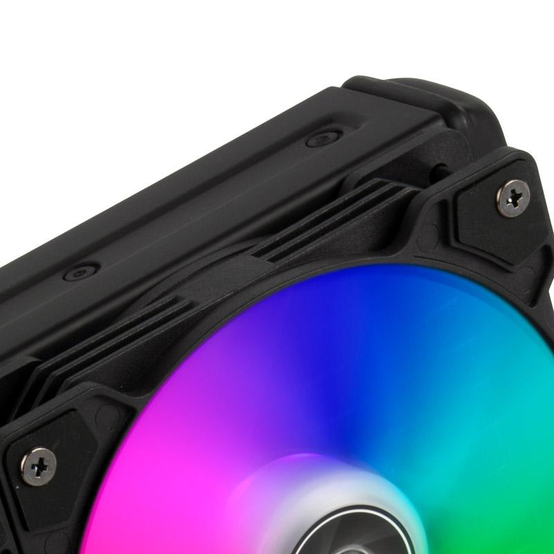 SST-IG240P-ARGB Sistema di raffreddamento ad acqua nera da 240 mm