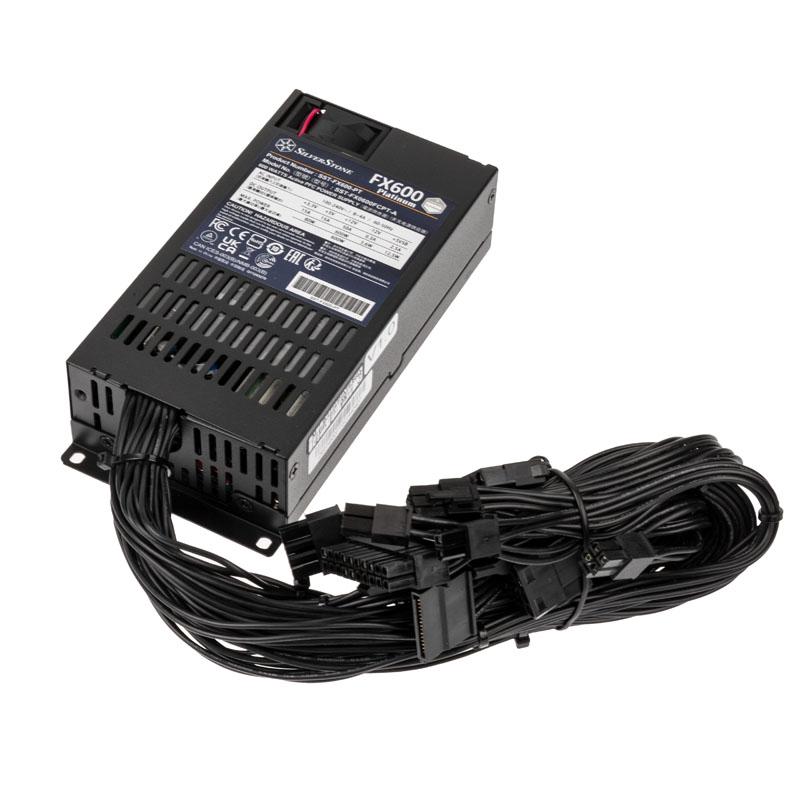 SST-FX600-PT nero, 2x PCIe, 600 Watt