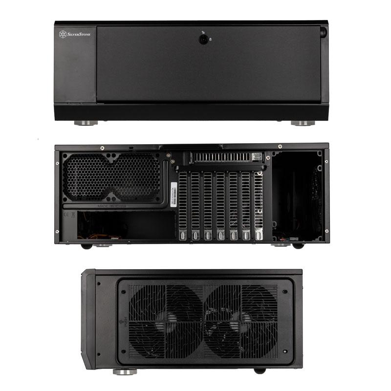 Custodia per PC nera SST-GD10B