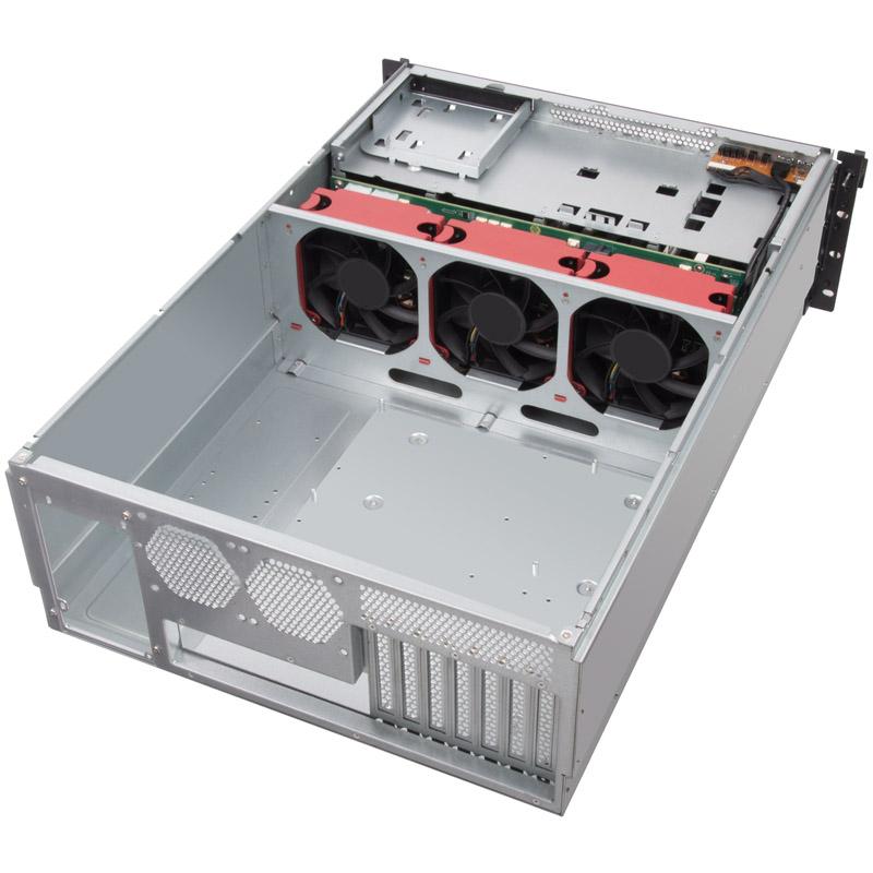 SST-RM43-320-RS Custodia per PC nera rack