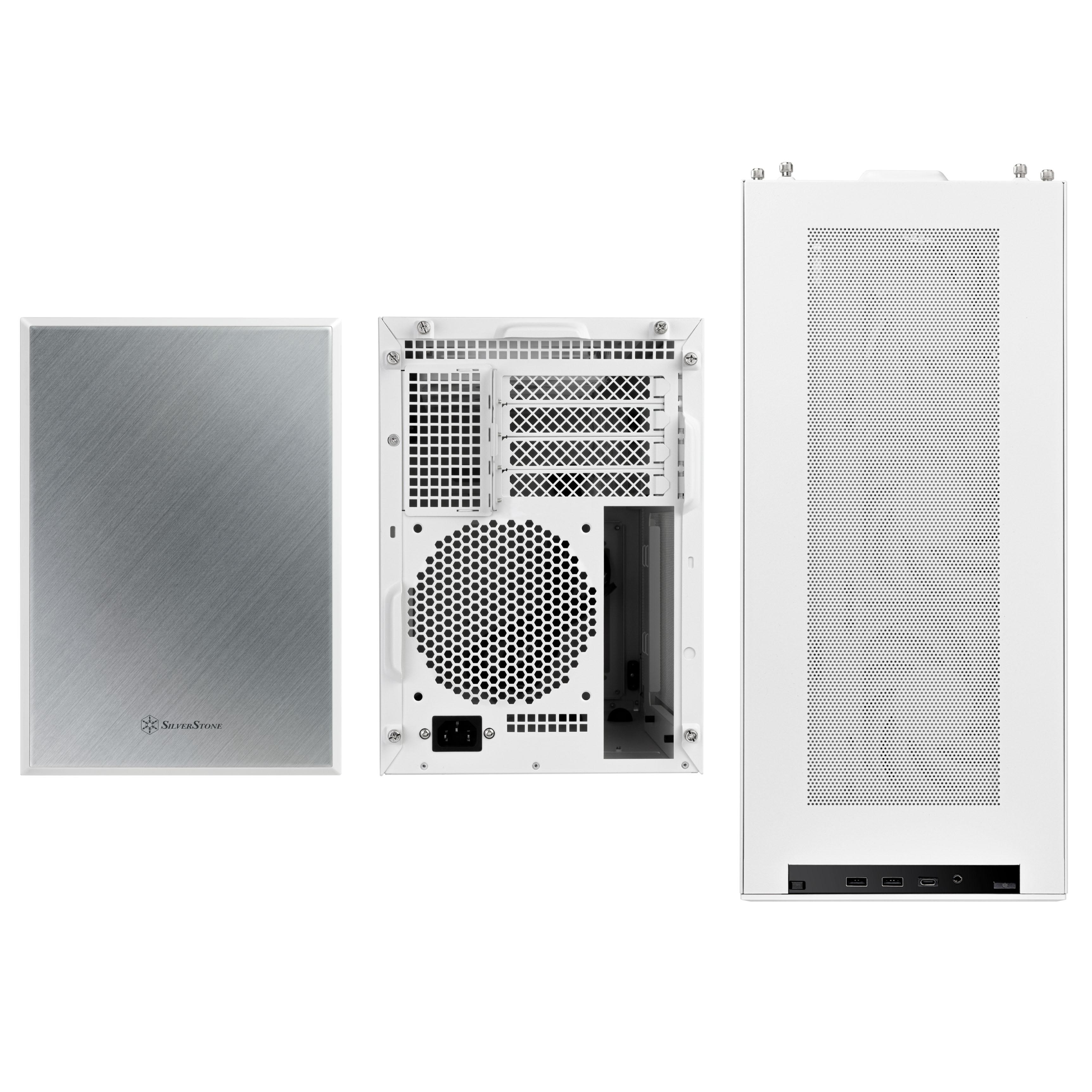Custodia Micro-ATX/Mini ITX SST-SG17W - bianca