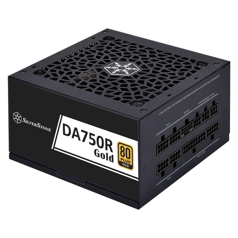 SST-DA750R-GMA nero 1x ATX3.0 a 12 pin 4x gestione cavi PCIe 750 watt