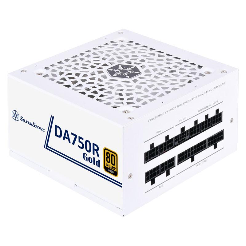 SST-DA750R-GMA-WWW bianco 1x ATX3.0 a 12 pin 4x gestione cavi PCIe 750 watt