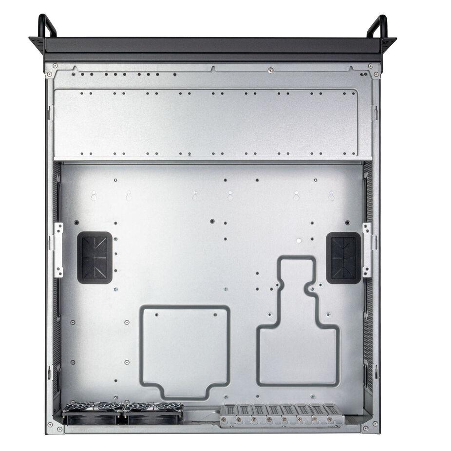 SilverStone SST-RM600 nero 6 unità di altezza - case - ATX (SST-RM600)