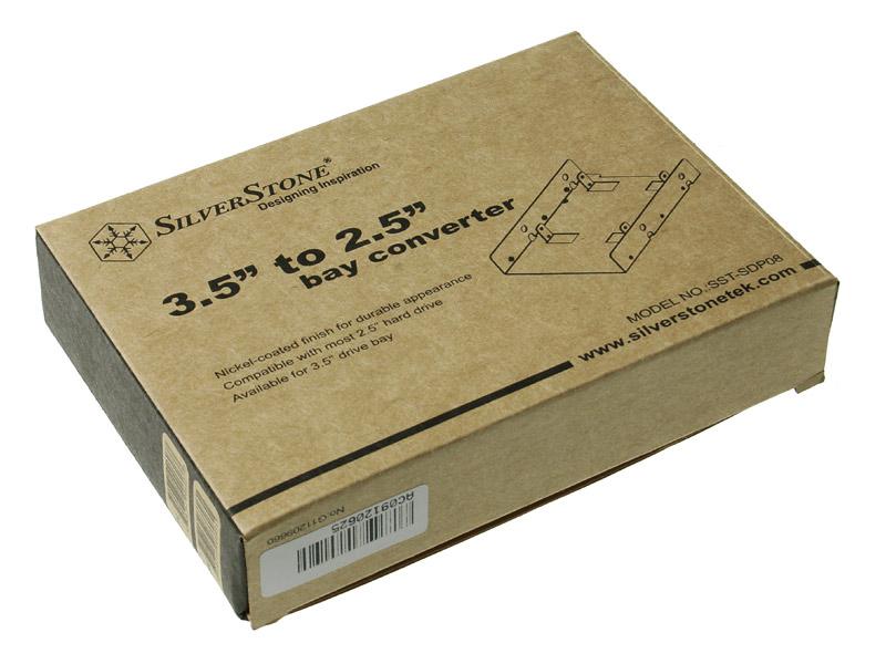 Silverstone SDP08 (Silverstone Single 3.5 Bay Converter to 2 x 2.5 Bays [SST-SDP08])