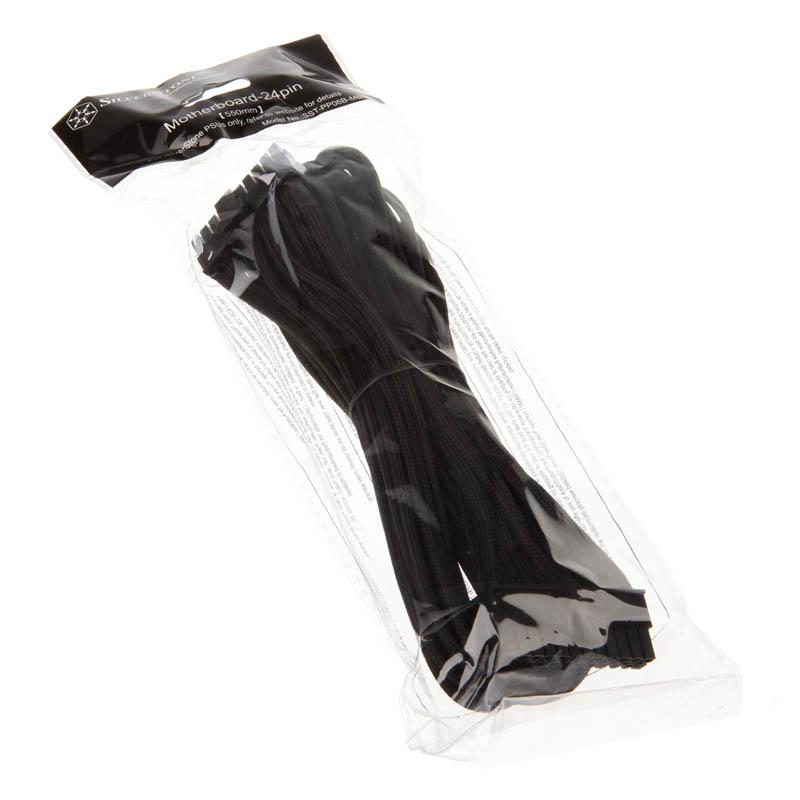 Silverstone PP06B-MB55 0,55 m (Silverstone 24-pin ATX Cable 55cm - Black)