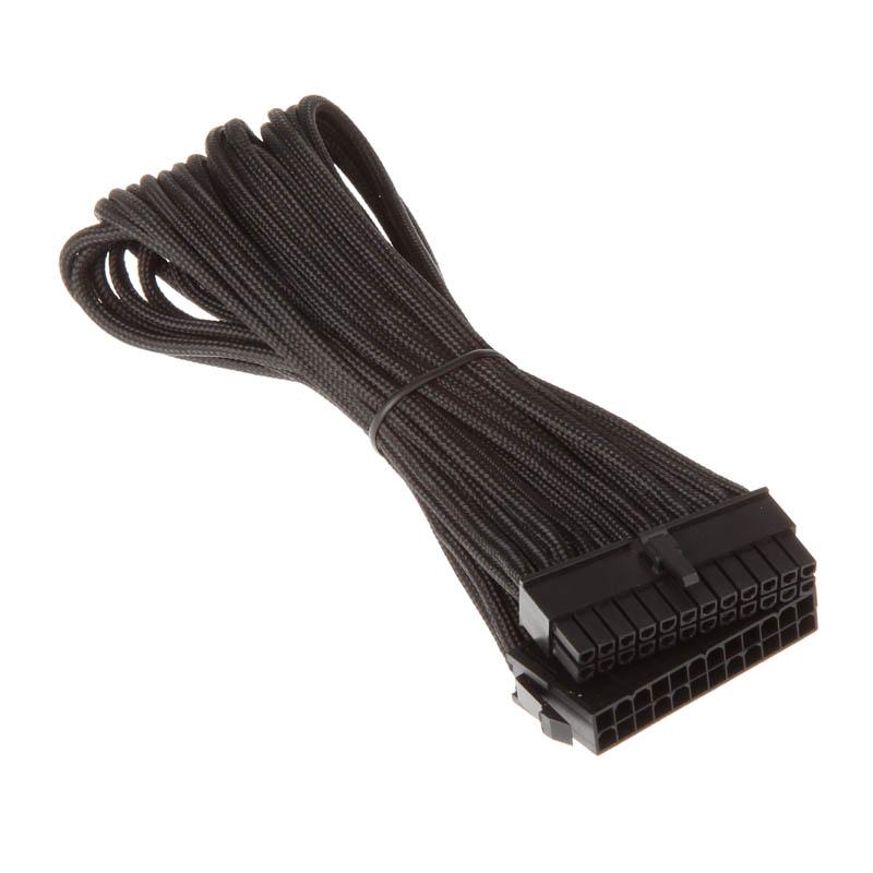 Silverstone 24pin -24pin, 0.3m 0,3 m (Silverstone 24-pin ATX 30cm Extension - Black)