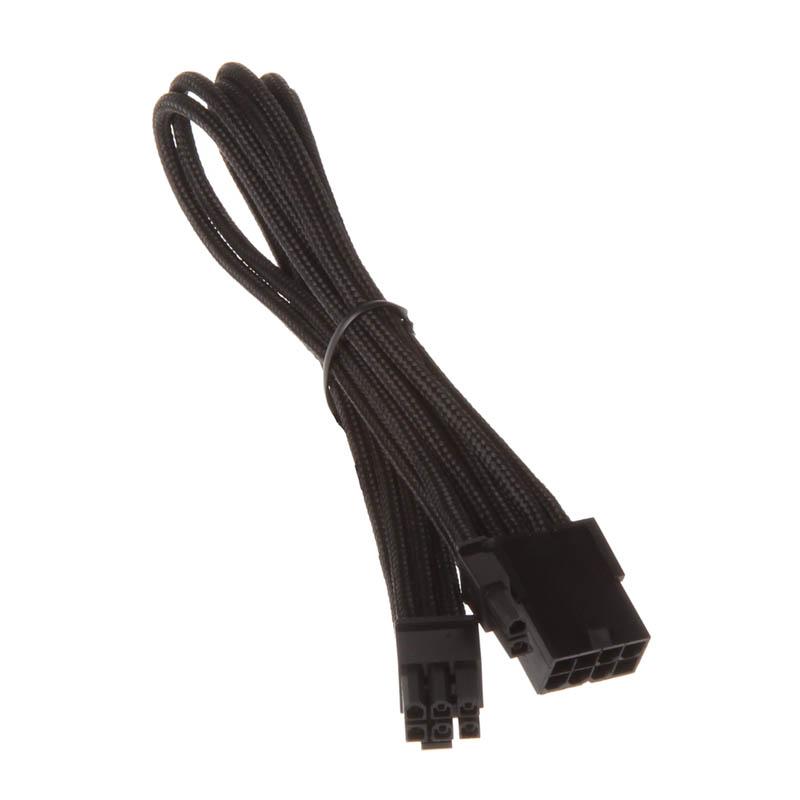 Silverstone 0.25m, 8p/PCI-E 8pin[6+2] 0,25 m (Silverstone 8-pin PCIe 6+2 Pin 25cm PCIe Extension - Black)