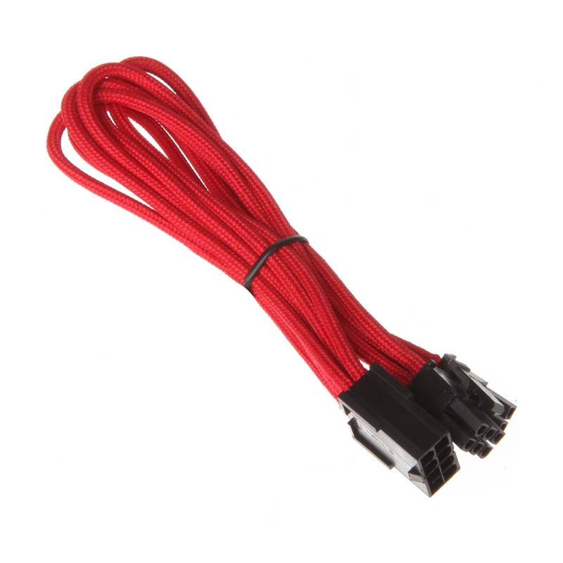 Silverstone 0.25m, 8p/PCI-E 8pin[6+2] 0,25 m (Silverstone 8-pin PCIe 6+2 Pin 25cm PCIe Extension - Red)
