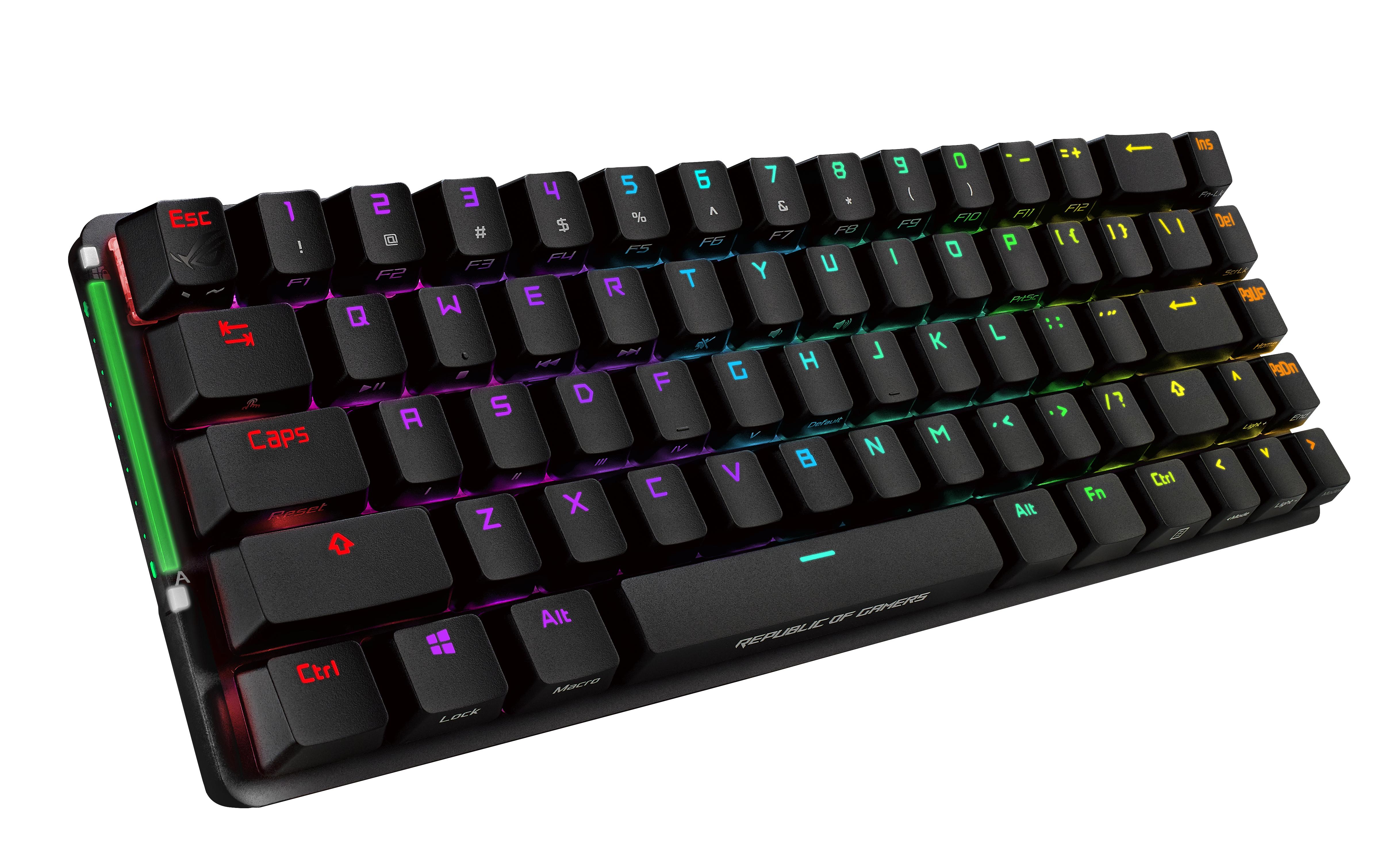 ASUS ROG Falchion tastiera Wireless a RF + USB QWERTZ Tedesco Nero
