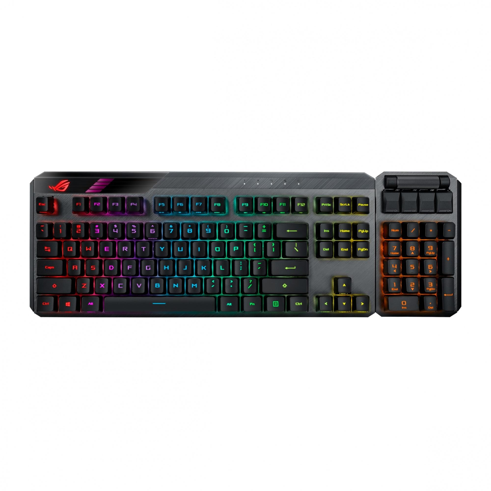 ASUS ROG Claymore II tastiera Wireless a RF USB Nero