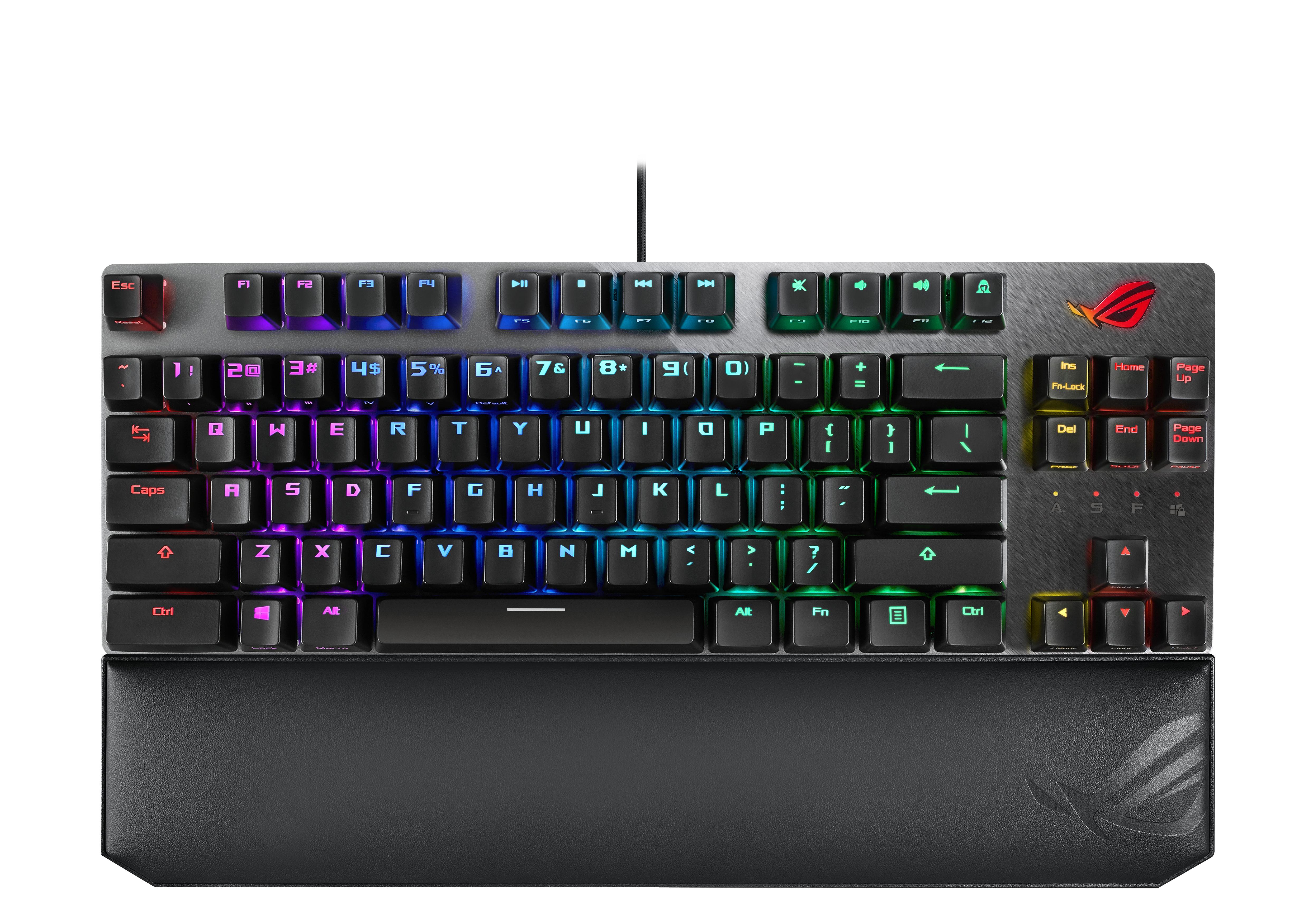 ASUS ROG Strix Scope NX TKL Deluxe tastiera USB Tedesco Nero, Grigio