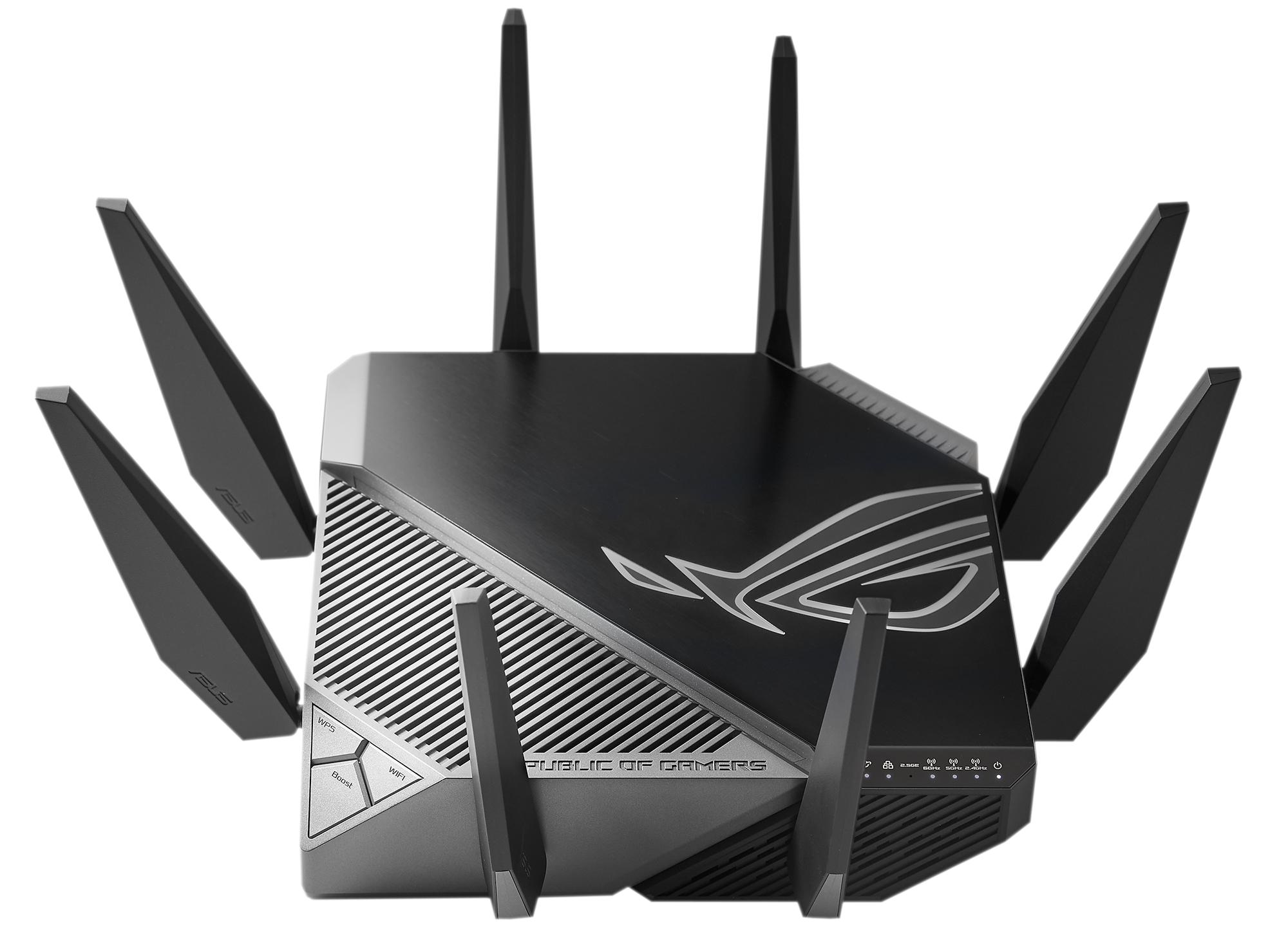 ASUS GT-AXE11000 router wireless Gigabit Ethernet Tri-band (24 GHz/5 GHz/6 GHz) Nero