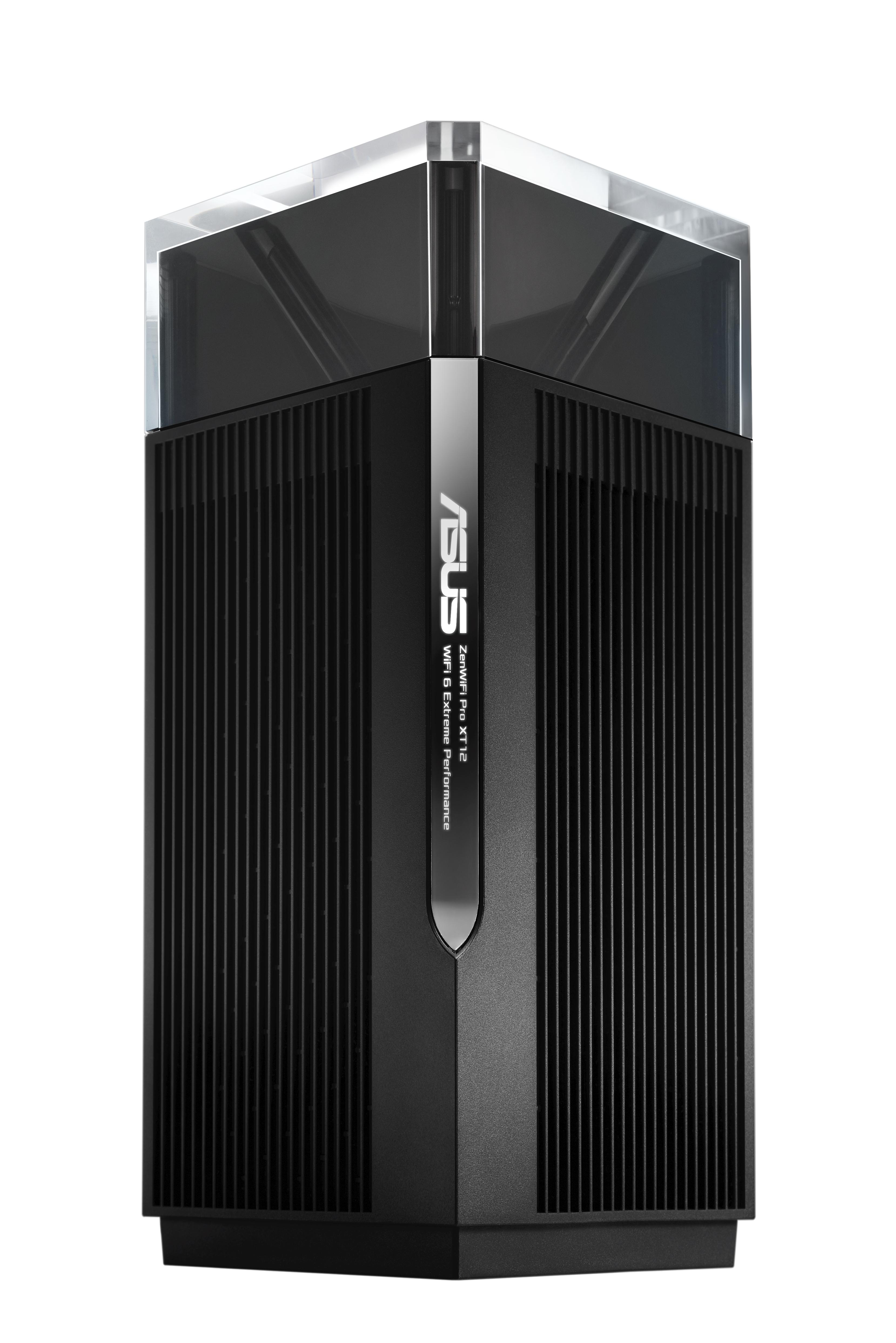 ASUS ZenWiFi Pro XT12 1-PK Banda tripla 2.4 GHz/5 GHz/5 GHz Wi-Fi 6 802.11ax Nero 4 Interno (Asus ZenWiFi Pro XT12 AX11000 Tri-