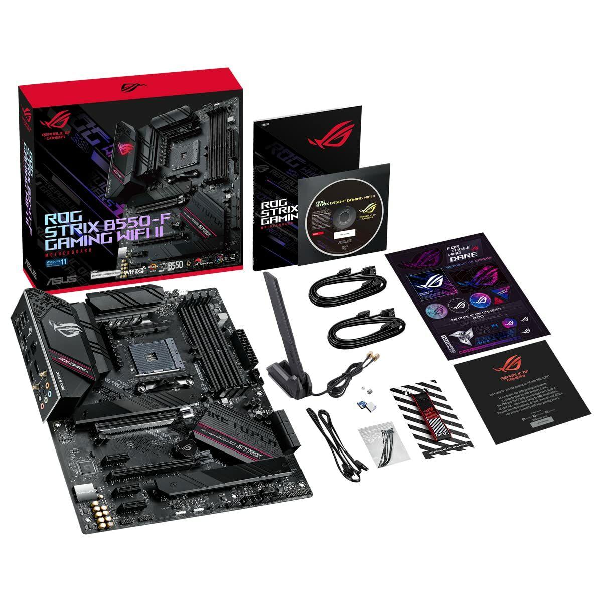 MB ASUS AMD ROG STRIX B550-F GAMING WIFI II B550 AM4 4DDR4 HDMI+DP 2*PCIE, 6*SATA,M.2 ATX