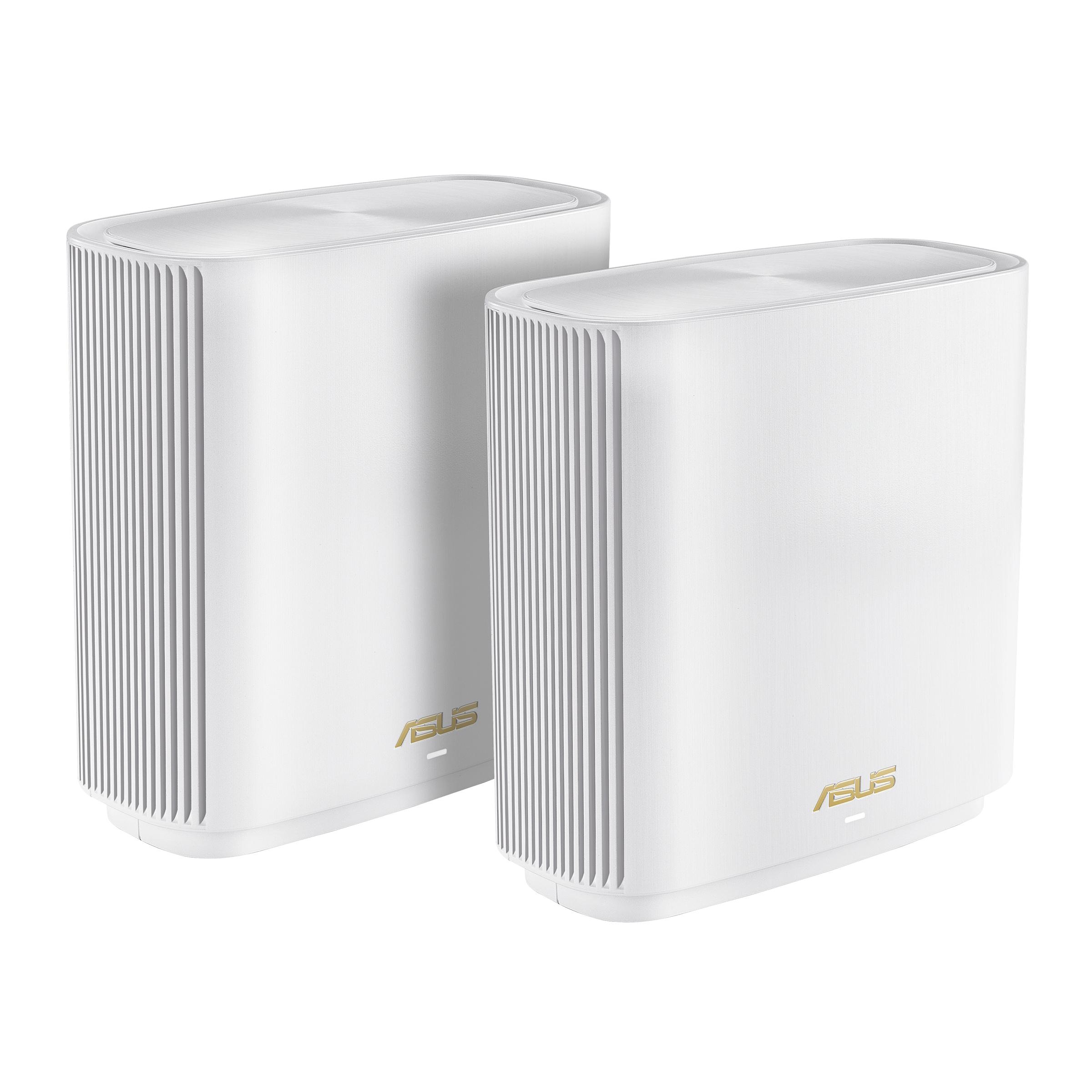 ASUS ZenWiFi AX XT9 AX7800 1er Pack Wei Banda tripla 2.4 GHz/5 GHz/5 GHz Wi-Fi 6 802.11ax Bianco 4 Interno (ZENWIFIXT91PKWHITE)