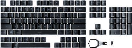 ASUS ROG RX PBT Keycap Set Coperchio per tastiera (ASUS Tastatur ZubehÃÂ¶r RX PBT KEYCAP S)