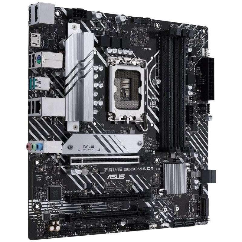 ASUS PRIME B660M-A D4-CSM Intel B660 LGA 1700 micro ATX (ASUS PRIME B660M-A D4-CSM - motherboard - micro ATX - LGA170)