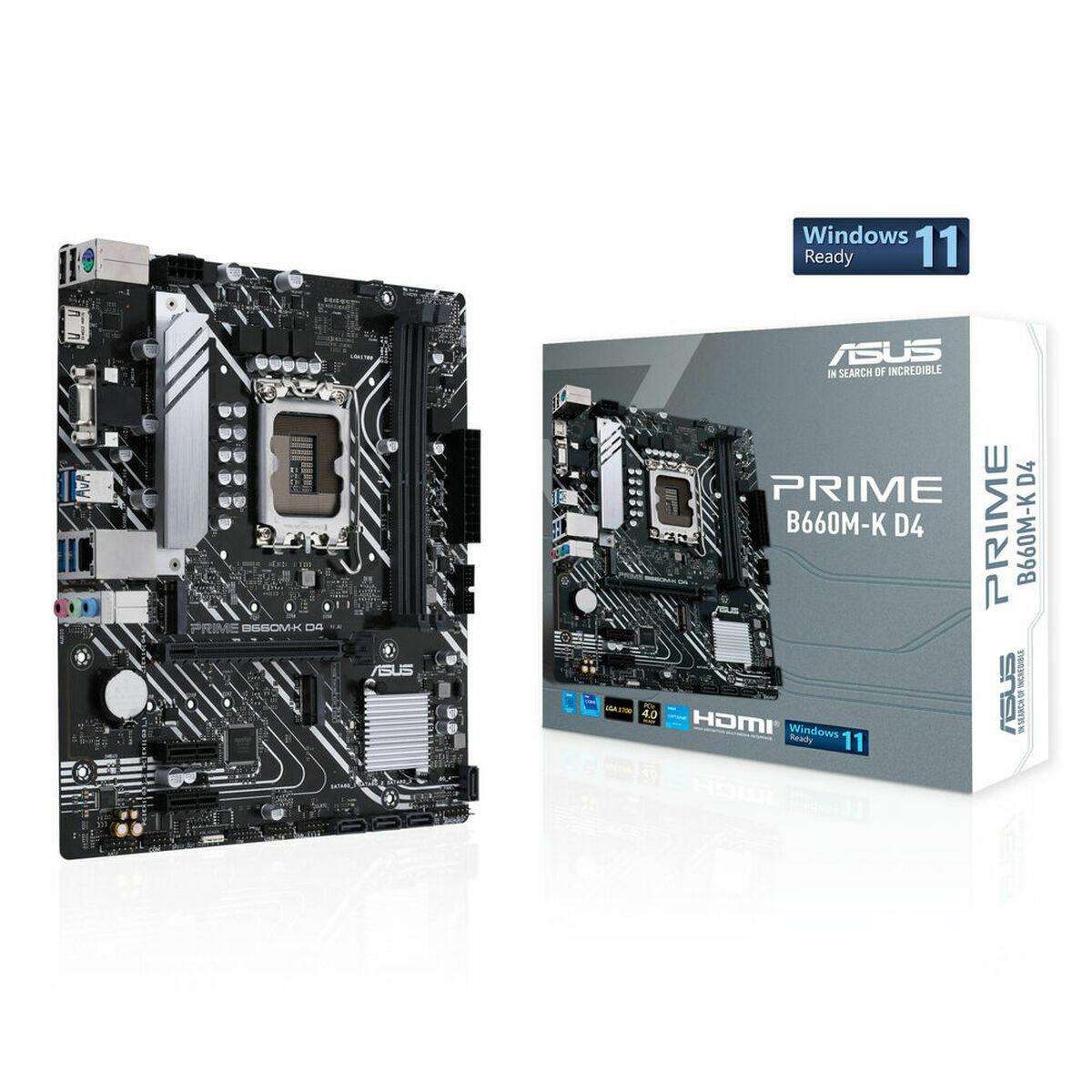 ASUS PRIME B660M-K D4 LGA1700 mATX MB