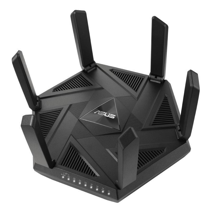 ASUS RT-AXE7800 router wireless Tri-band (24 GHz/5 GHz/6 GHz) Nero