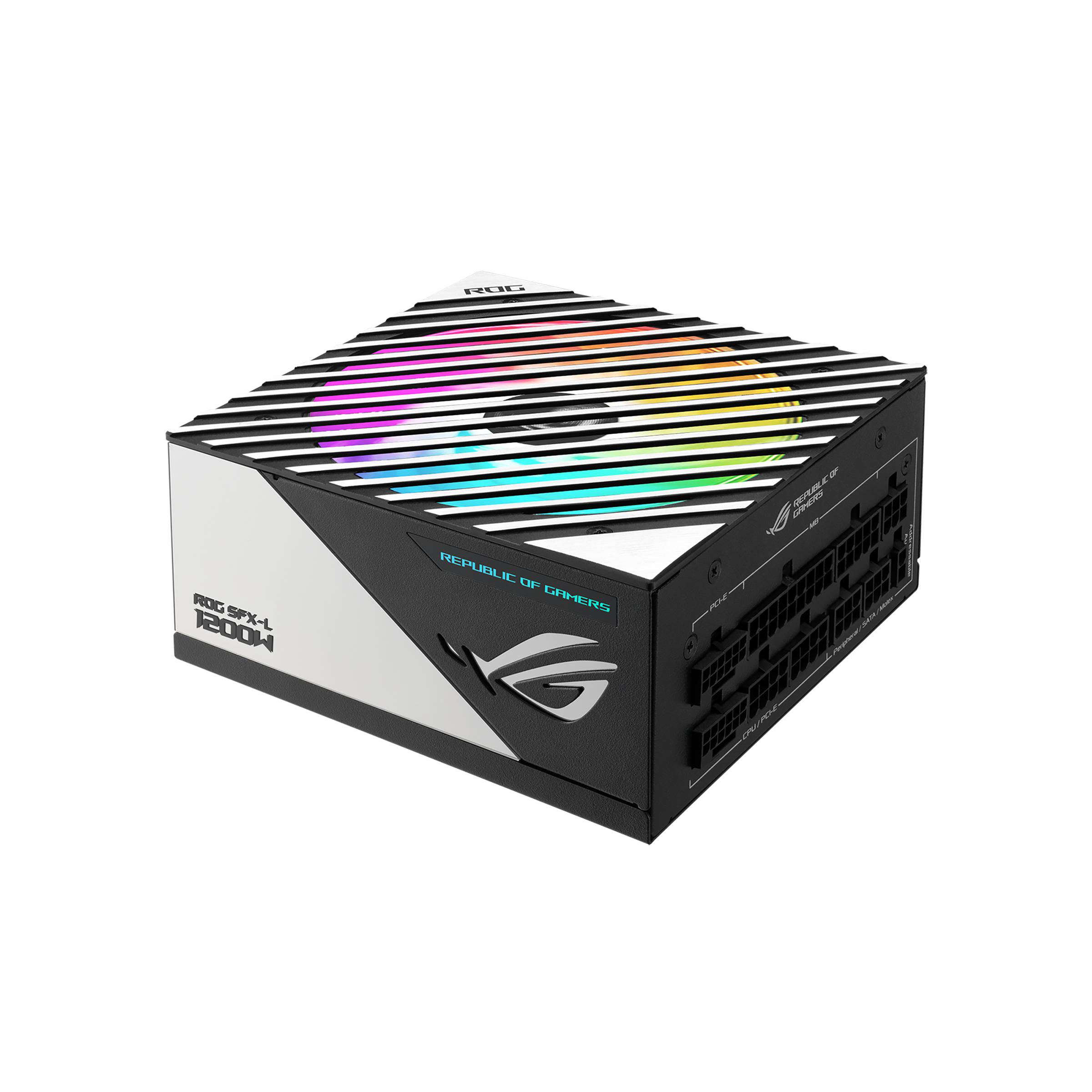ASUS ROG -LOKI-1200T-SFX-L-GAMING alimentatore per computer 1200 W 20+4 pin ATX Nero, Argento (ASUS ROG Loki SFX-L str?mforsyni