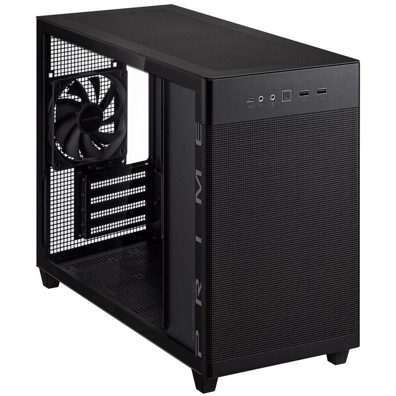 CASE M.TOWER ASUS Prime AP201 USB3.0 SIDE PANNEL TRASP - NERO
