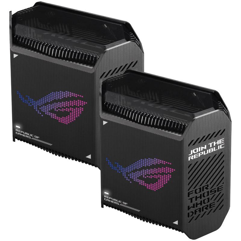 ASUS ROG Rapture GT6 (B-2-PK) Banda tripla (2.4 GHz/5 GHz/5 GHz) Wi-Fi 6 (802.11ax) Nero 4 Interno