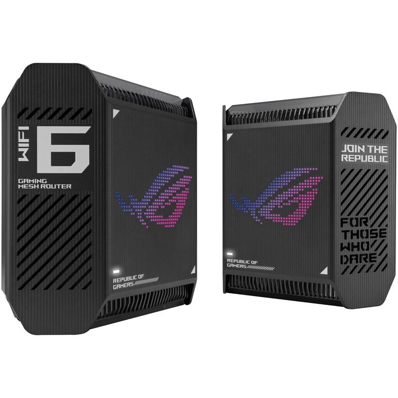 ASUS ROG Rapture GT6 (B-2-PK) Banda tripla (2.4 GHz/5 GHz/5 GHz) Wi-Fi 6 (802.11ax) Nero 4 Interno