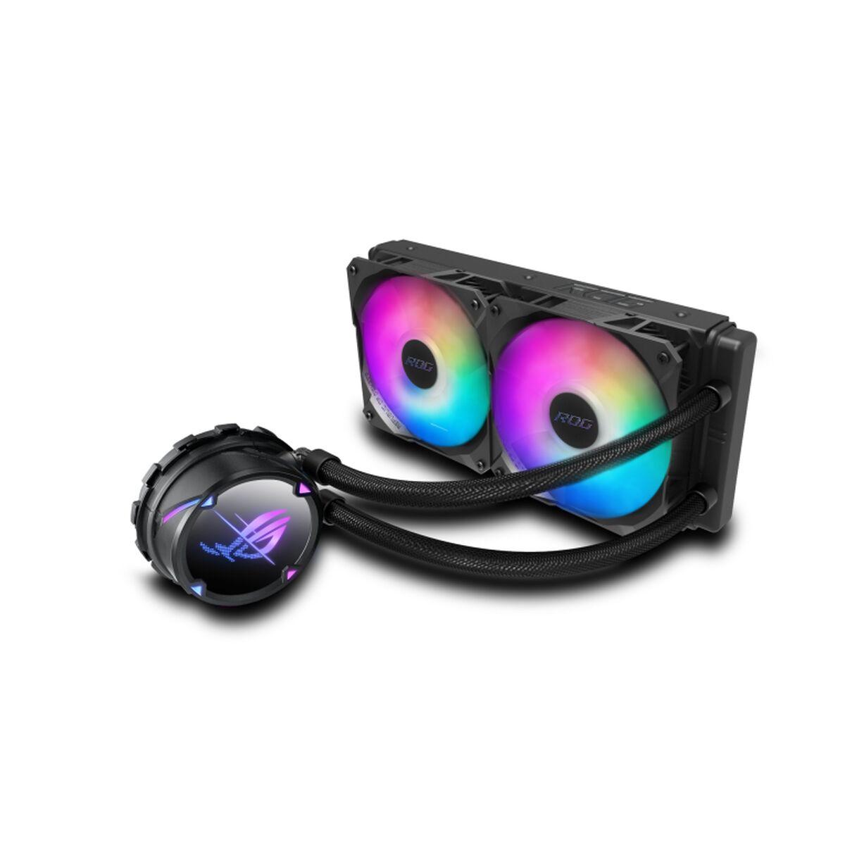 ASUS ROG Strix LC II 240 ARGB Processore Raffreddatore di liquidi tutto in uno 12 cm Nero, Bianco (Asus ROG STRIX LC II 240 ARG