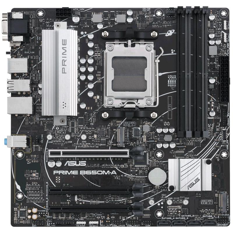 ASUS PRIME B650M-A AMD B650 Presa di corrente AM5 micro ATX