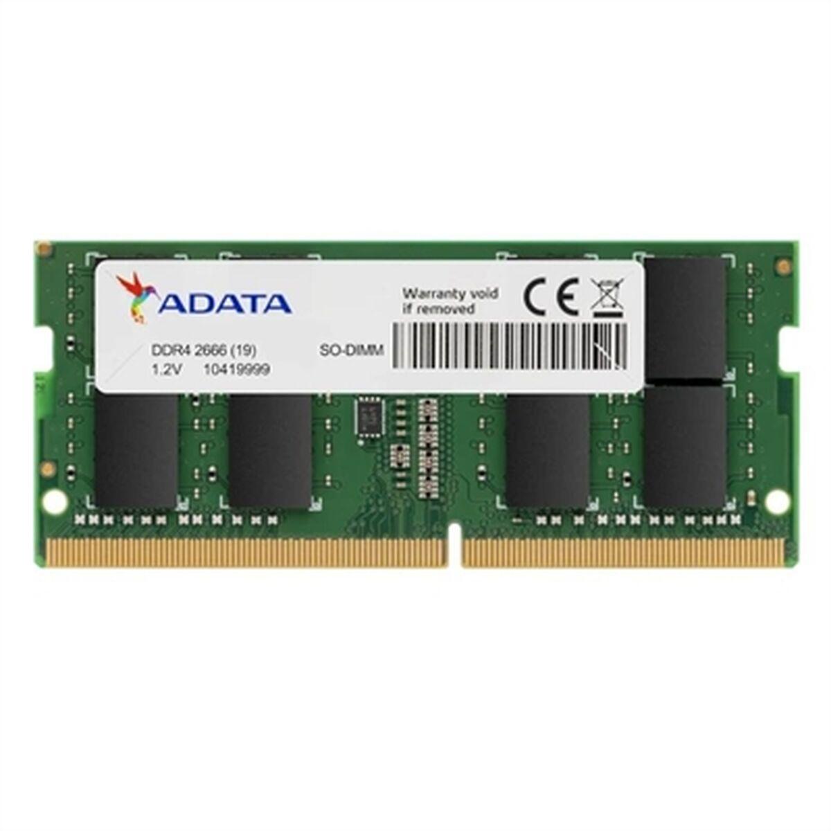 ADATA AD4S26664G19-SGN memoria 4 GB 1 x 4 GB DDR4 2666 MHz (ADATA Premier 4GB DDR4 2666MHz PC4-21300 CL19 SODIMM Memory 512x16)