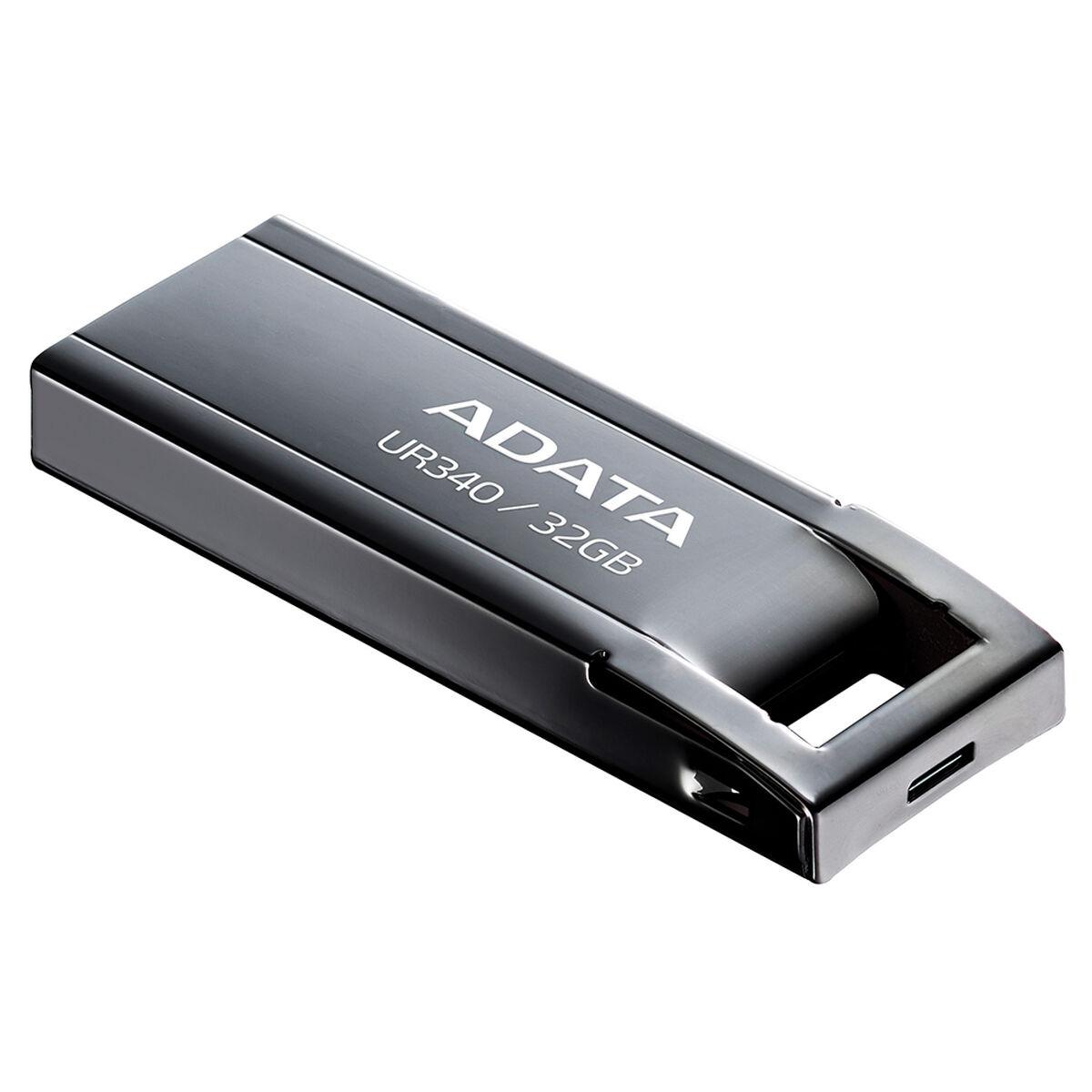Penna USB ADATA UR340 32GB USB 3.2 Metallo Nera