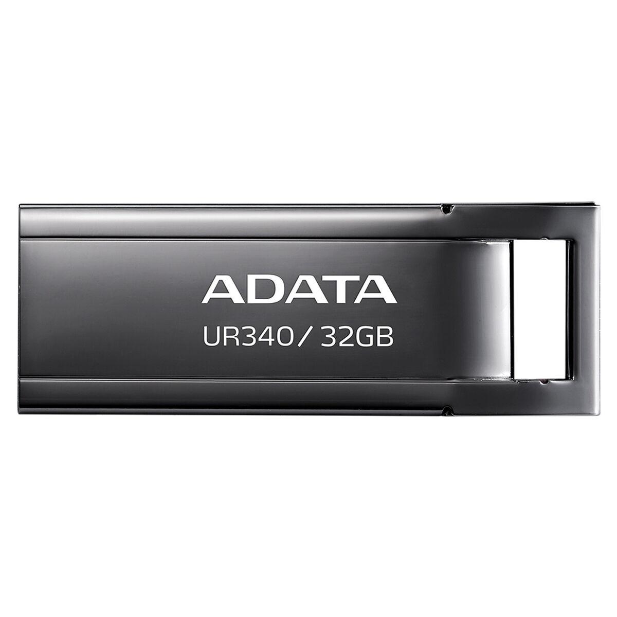 Penna USB ADATA UR340 32GB USB 3.2 Metallo Nera