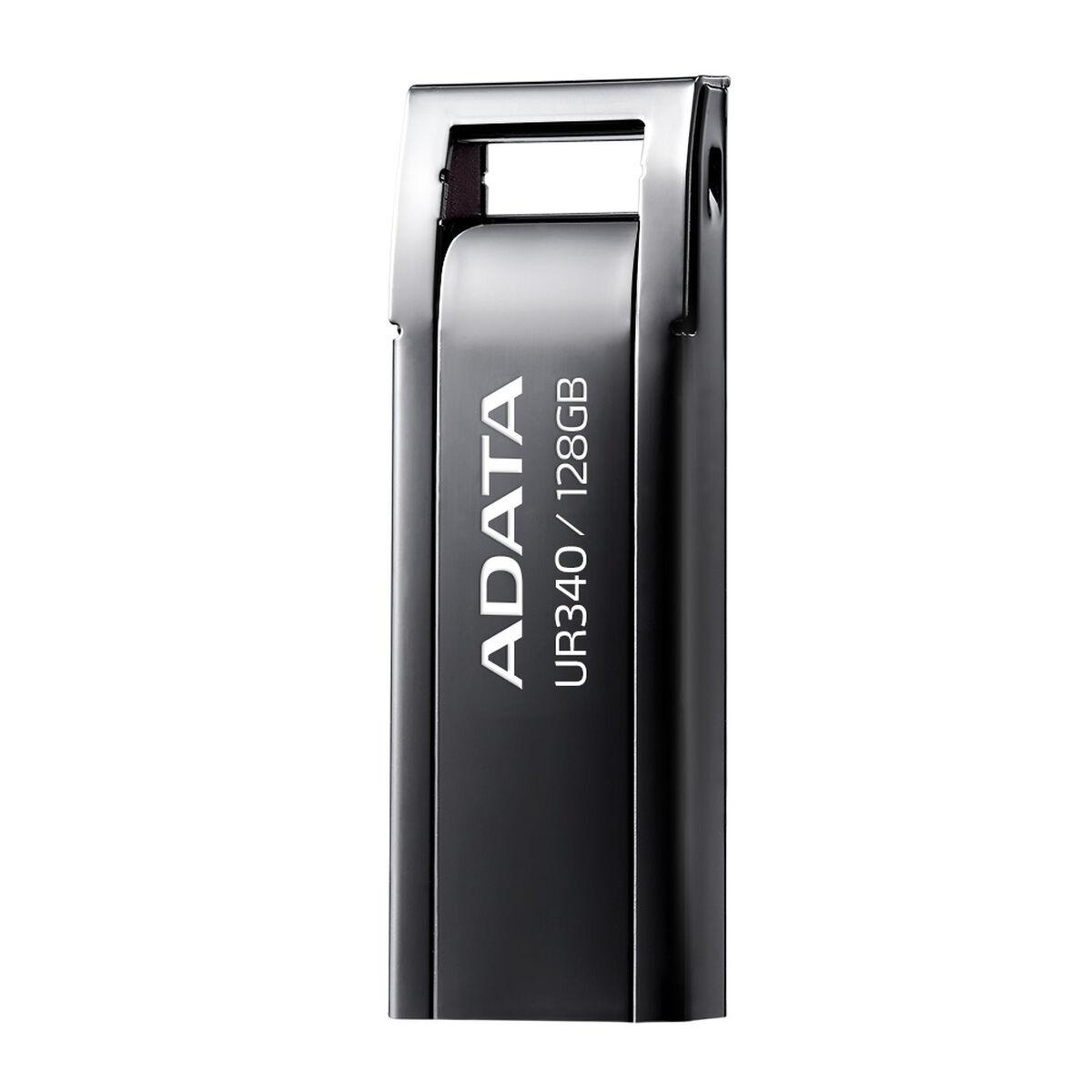 Penna USB ADATA UR340 128GB USB 3.2 Metallo Nero