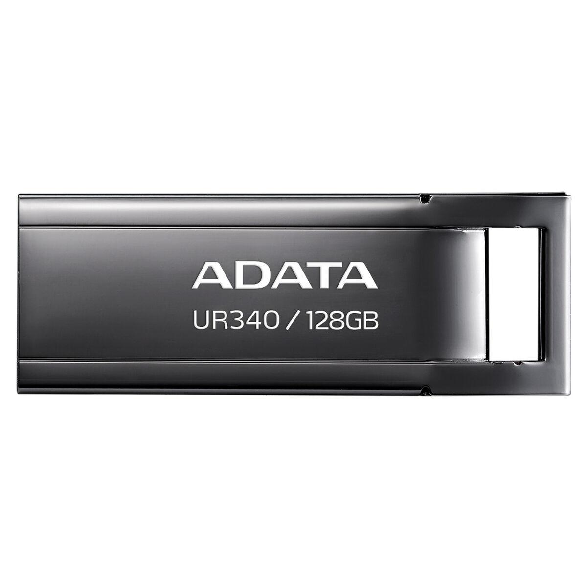 Penna USB ADATA UR340 128GB USB 3.2 Metallo Nero