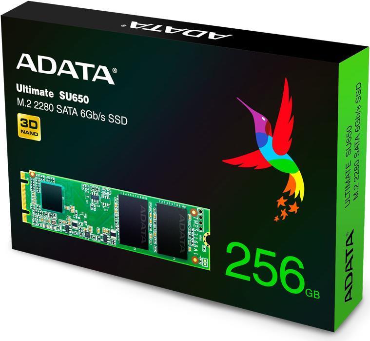 ADATA Ultimate SU650 M.2 256 GB Serial ATA III 3D NAND (Adata Ultimate SU650 ASU650NS38-256GT-C 256GB M.2 Sata 2280 3D NAND SSD