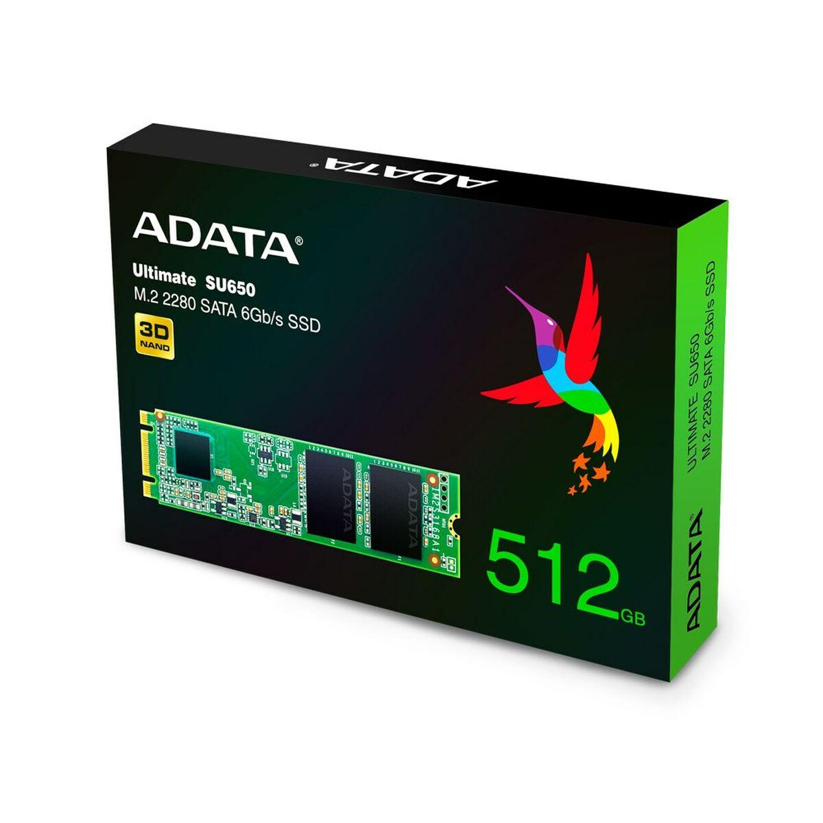 ADATA Ultimate SU650 M.2 512 GB Serial ATA III 3D NAND (Adata Ultimate SU650 ASU650NS38-512GT-C 512GB M.2 Sata 2280 3D NAND SSD